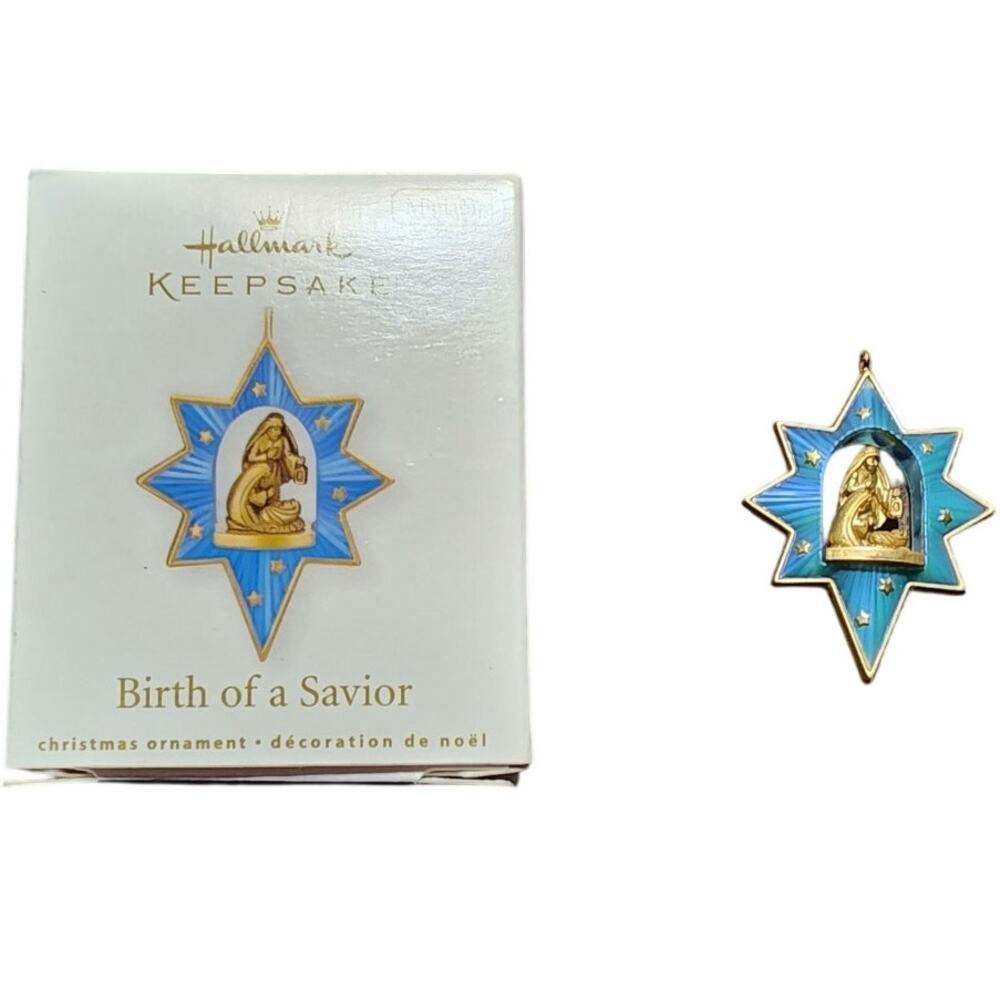 2010 Hallmark Miniature Bethlehem Star Birth of Savior Christmas Ornament